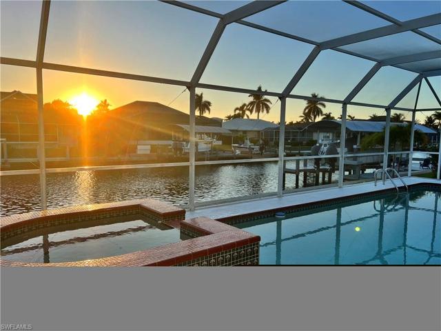 Sunset from pool/Spa