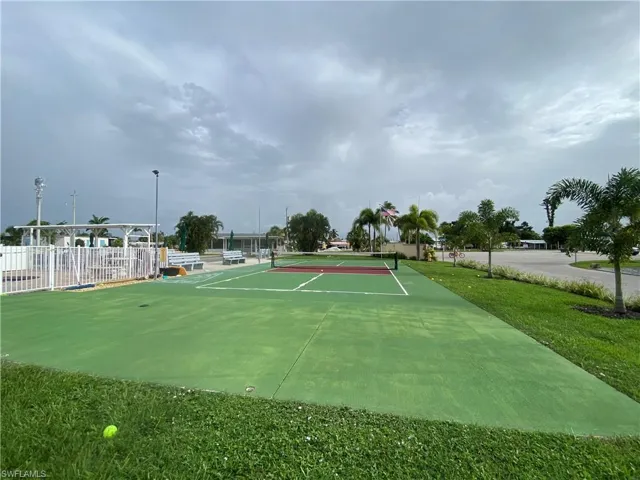 View of community with a pickleball court