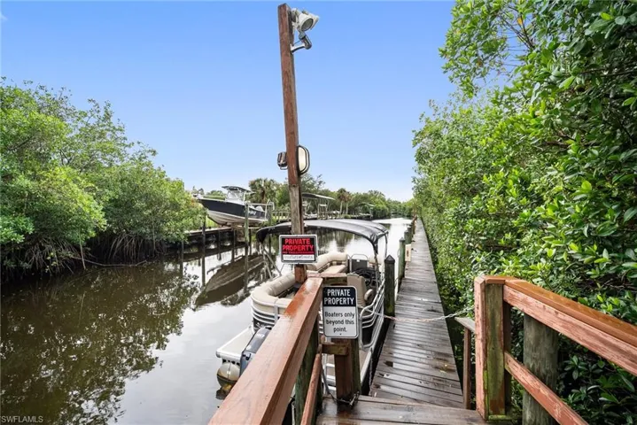 Community dock area