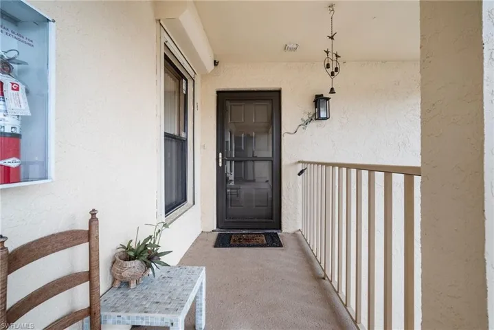 View of exterior entry