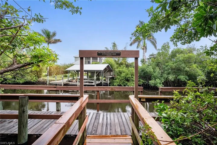 Community dock area - water view