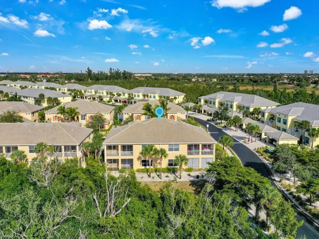 Aerial view of community