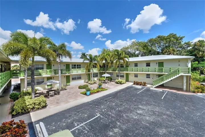 View of home's community with a patio area