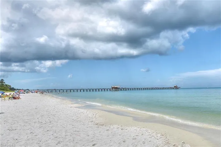 Water view featuring a beach view