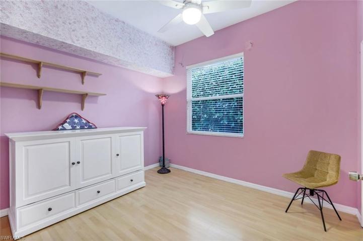 Third guest bedroom currently being utilized as a den.