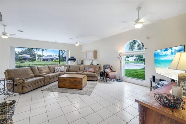 The large, open great room awaits your personal touch.