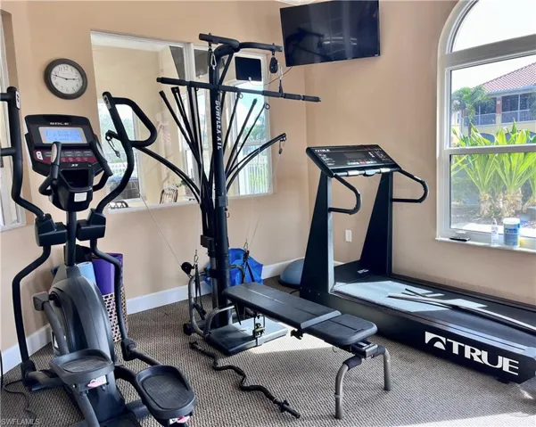 View of exercise area