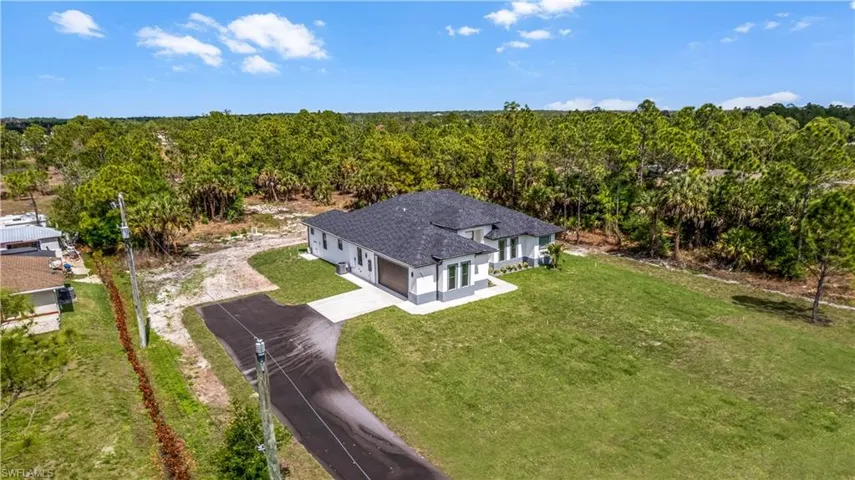 View from above of property