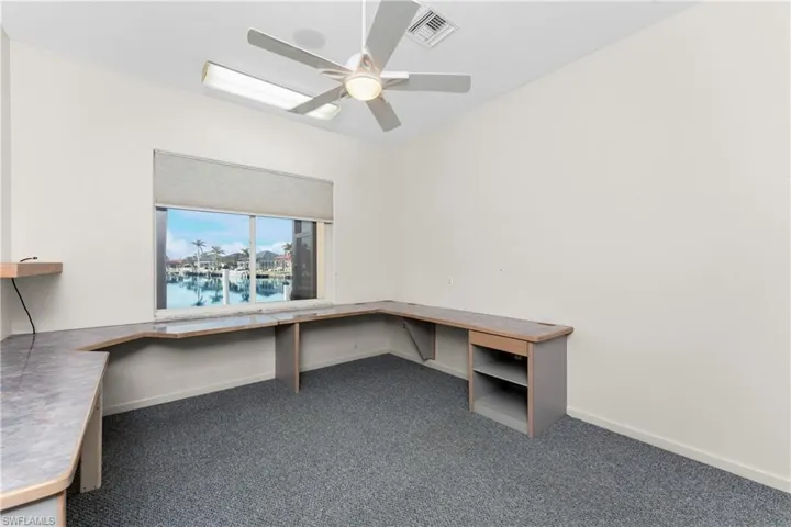 This Bedroom currently set up as an office for two