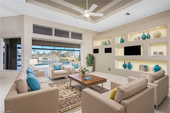 Living Room Virtually Staged