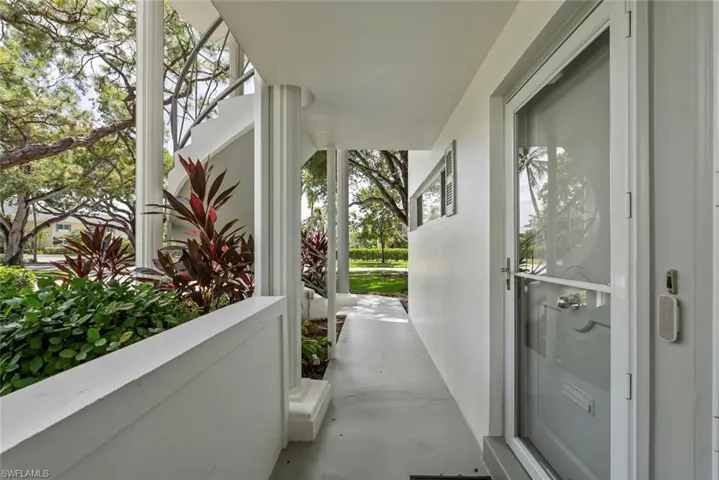 Balcony with covered porch