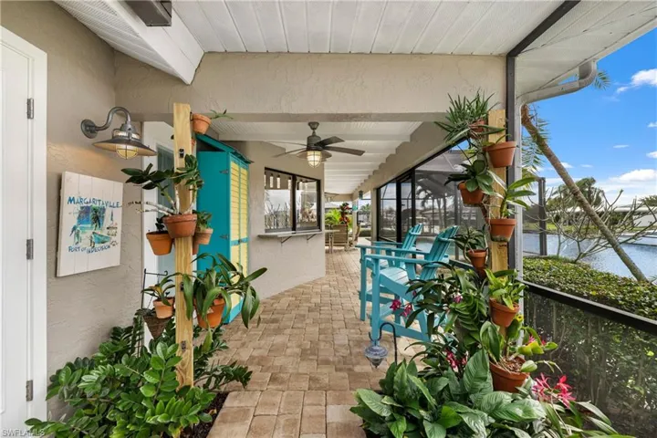 View of patio