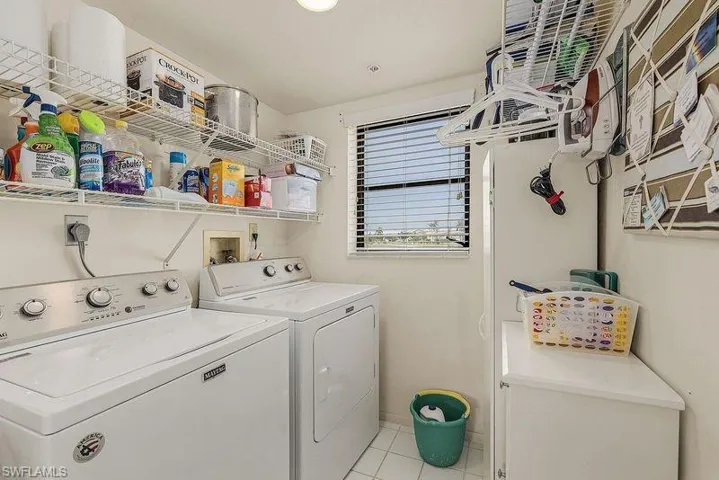 Laundry and pantry area
