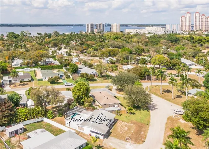 View of urban area with a large body of water and nearby suburban area