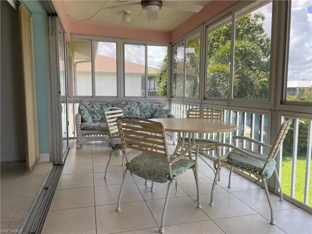 Large screened lanai overlooking the pool and gulf access cana