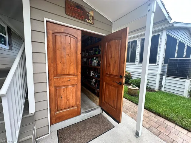 Storage Room at Rear of Home