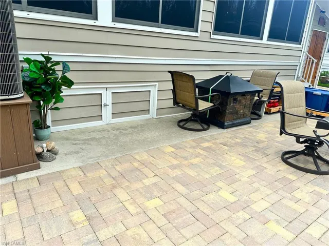 View of patio / terrace with Storage Hatches with Rolling Trays