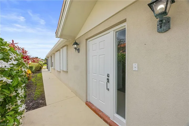 Freshly Painted Entry Door