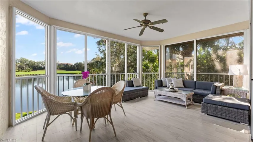 Lovely oversized lanai space with the perfect light all day long!
