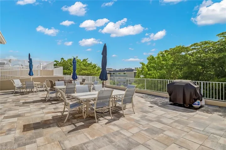 Community deck for grilling