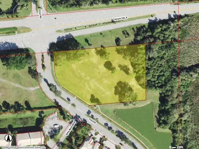 Map From the Collier County property appraiser website