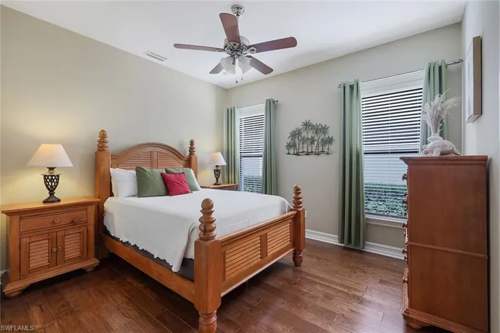 Bedroom with Wood Floors and En-Suite Bath