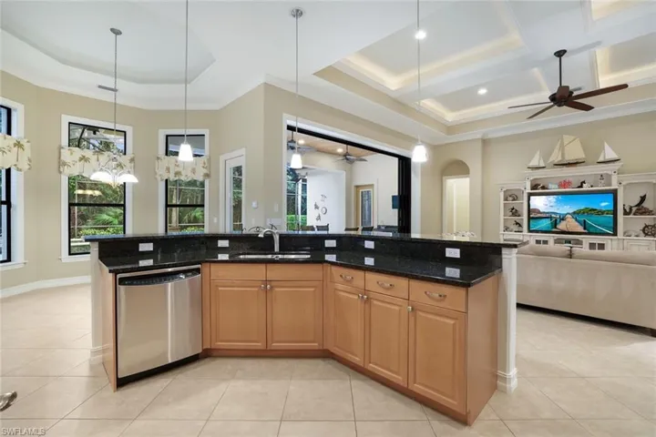 Island Kitchen Open to Great Room
