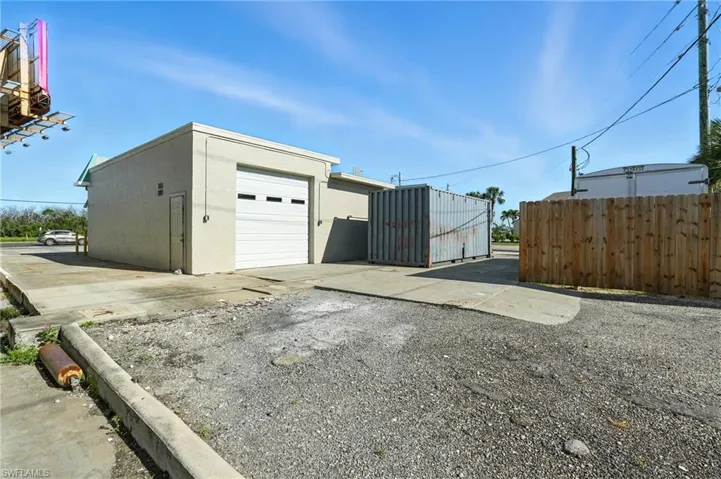 Rear exit of drive through