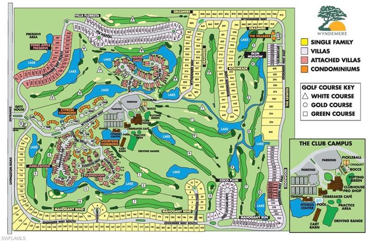Wyndemere CC Map