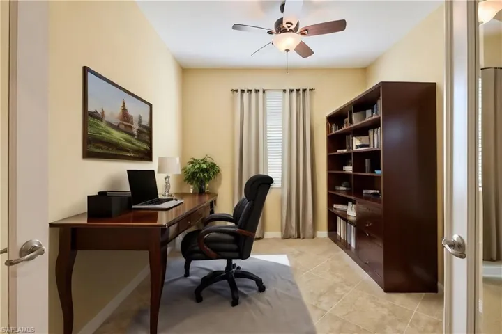 Office/ Den - virtual staged