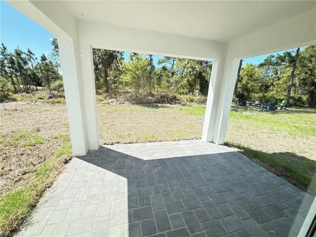 View of patio