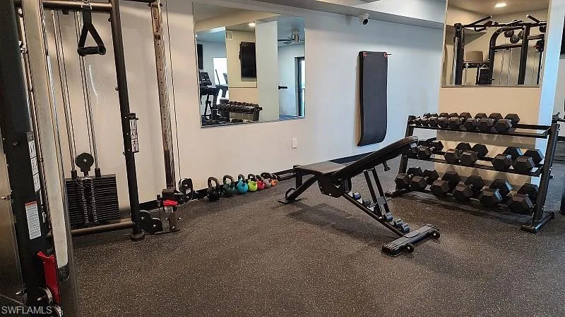 Community workout area