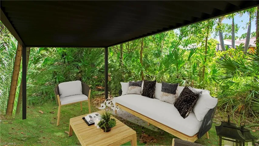 Photo includes reality staging to showcase the possibility of the side yard. Design services included with purchase!