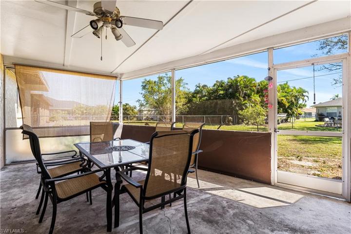 Covered lanai.
