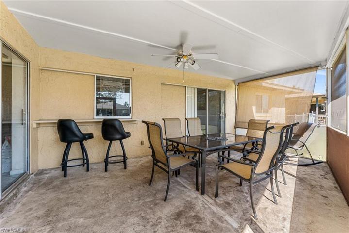 Covered lanai.