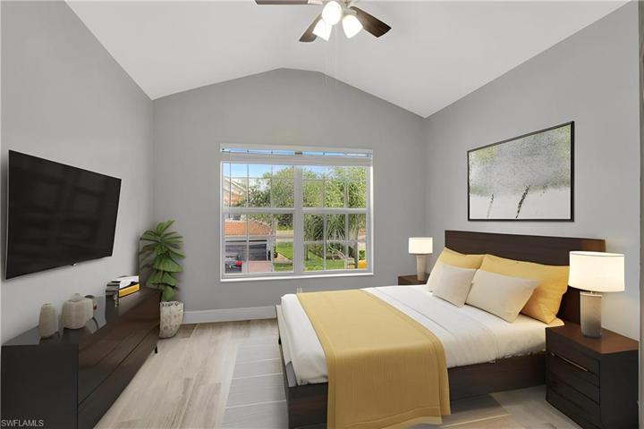 virtually staged to envision furniture placement