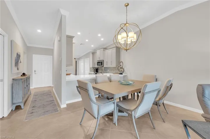 Stunning dining area