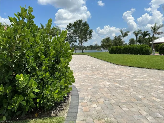 View of property's community with a water view