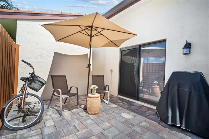 View of patio / terrace with a grill
