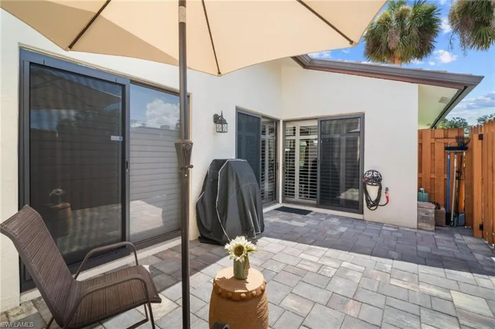 View of patio / terrace with a grill