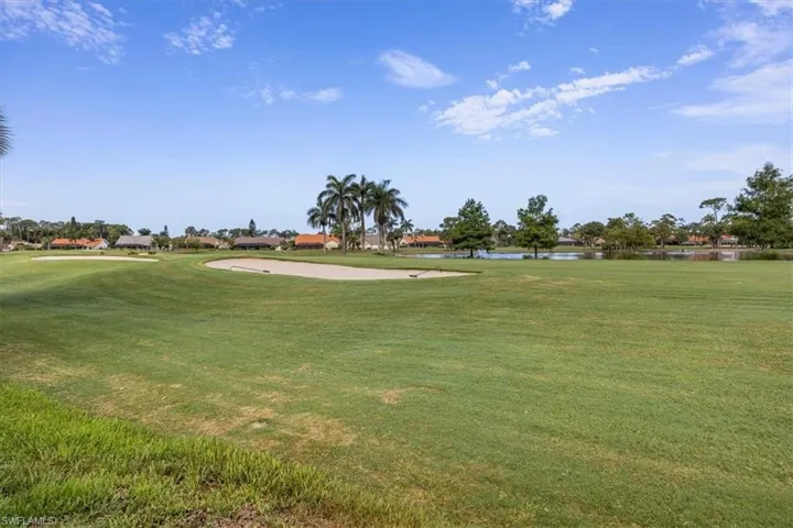 views of the 9th fairway