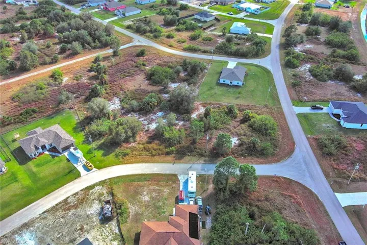 Aerial overview of property's location