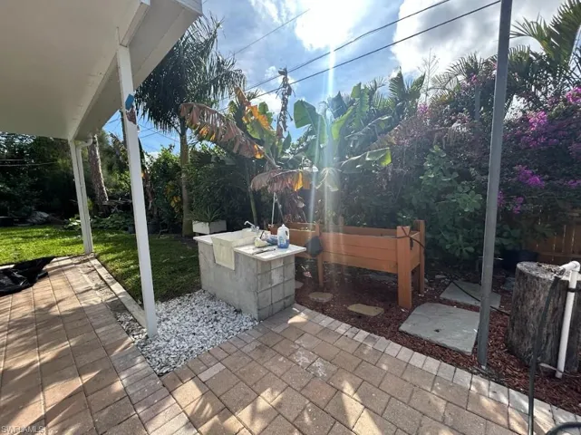 View of patio