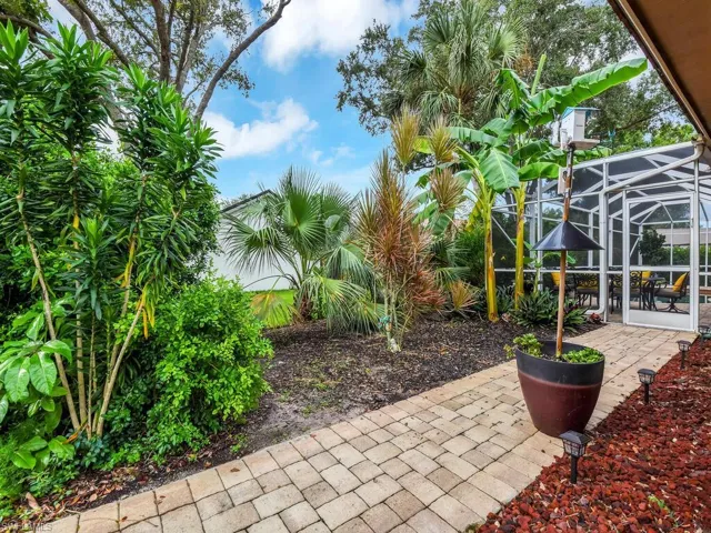 Pavers On Walkway Around Home