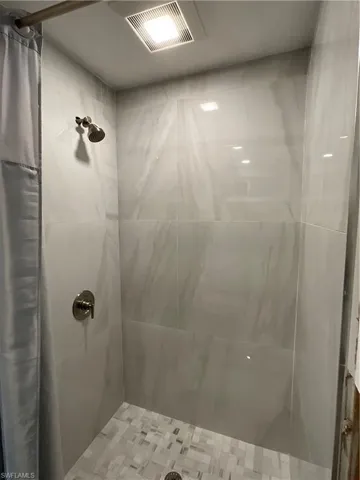 Primary Bathroom tile shower.