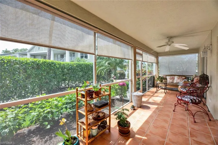 279 Quail Forest Blvd #113, Patio with Sunshades