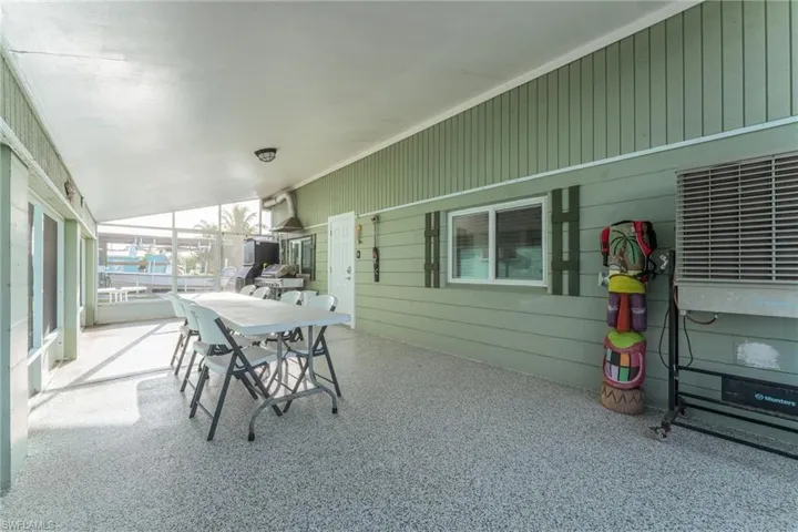 View of patio featuring outdoor dining space