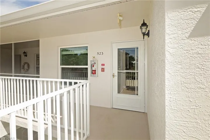 Entry door to property