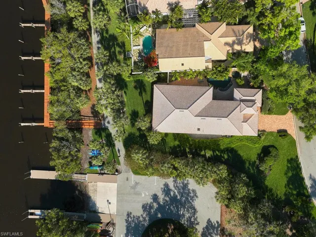 Overhead view of the home.