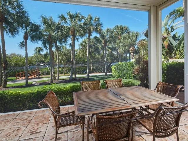So much covered space - waterside dining, morning, noon and night!